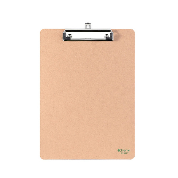 A4 Skrivskiva Fil Hardboard Träklämmor Skrivblock A4