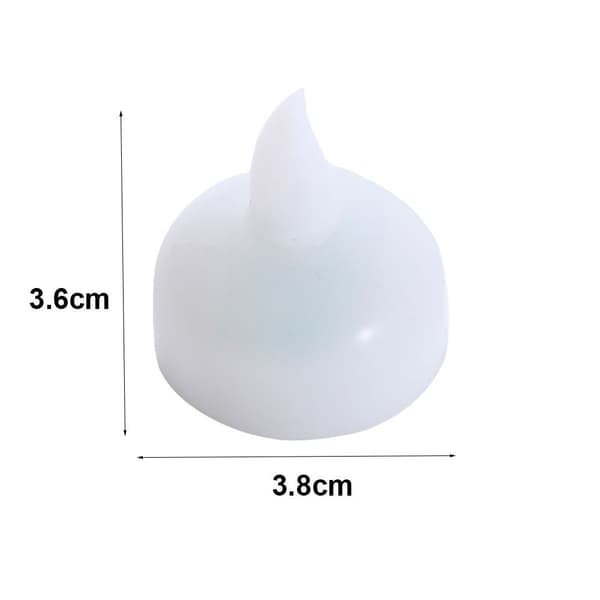 6 kpl Tealights LED kynttilät Light Yellow