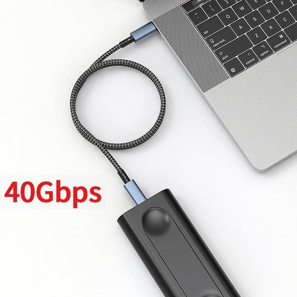 Typ C till Typ C Kabel Datakabel RAK RAK Straight