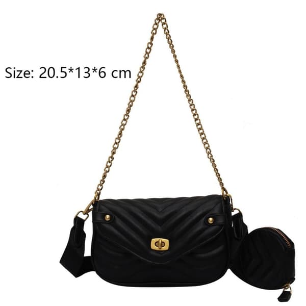 Tote tasker underarms håndtaske SORT black