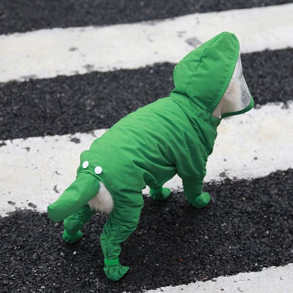 Hund Regnrock hundkläder GRÖN XL Green XL