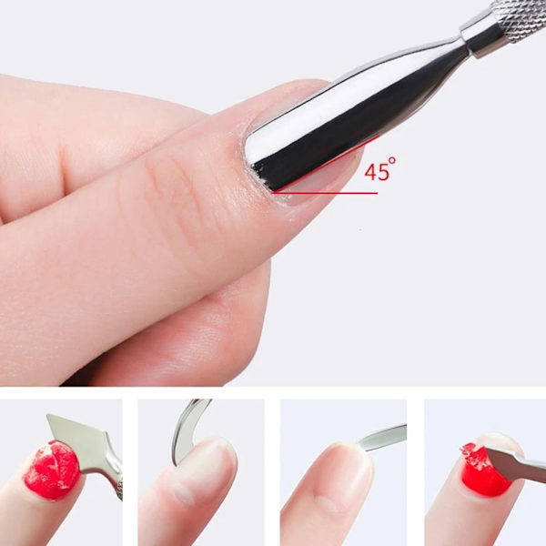 Cuticle Pusher Dead Skin Push Remover 6PCS 6ST 6pcs