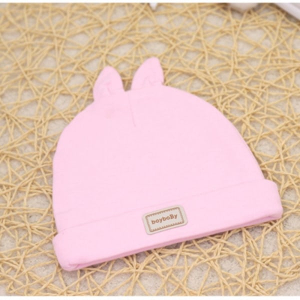 2ST Baby mössa Bunny Hats ROSA BB pink B-B