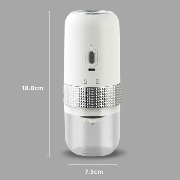 Kaffekvarn Bönor Abrader VIT white
