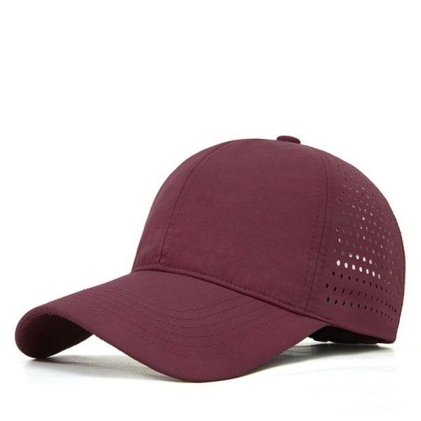 Baseballkepsar Anknäbb Chapeau VINRÖTT wine red