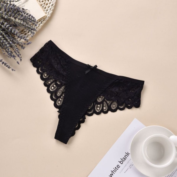 2kpl naisten alushousut naisten alushousut MUSTA L black L