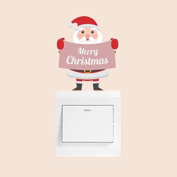 Christmas Switch-dekal Väggdekaler STYLE 9 STYLE 9 Style 9