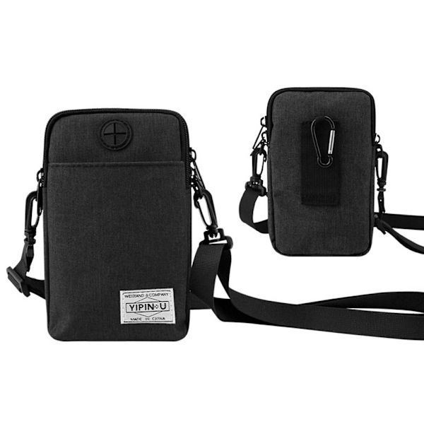 RFID pas ID taske Dokumentpose SORT black