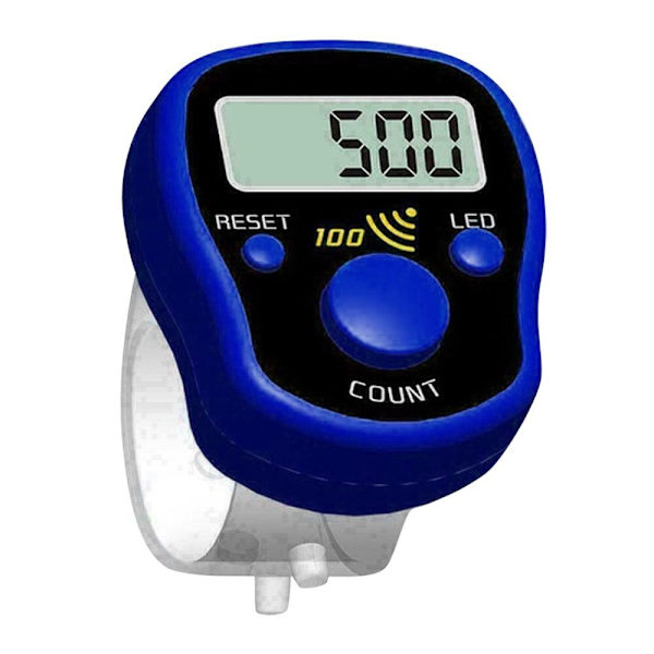 Mini Finger Counter LCD SININEN blue