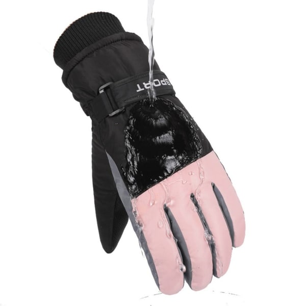 Naiset Pehmohanskat Lumilauta Ski Gloves PINK pink