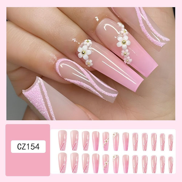 French Fake Nails Ballerina False Nail 2 2 2