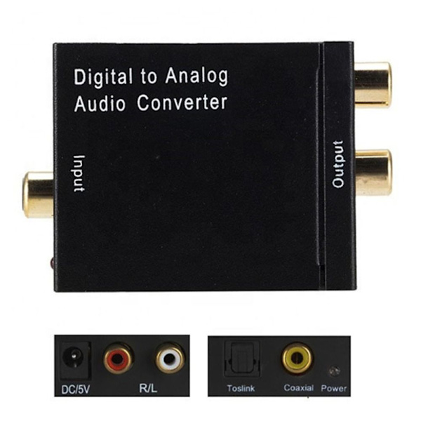 Digital till Analog Audio Converter RCA Audio Converter Audio