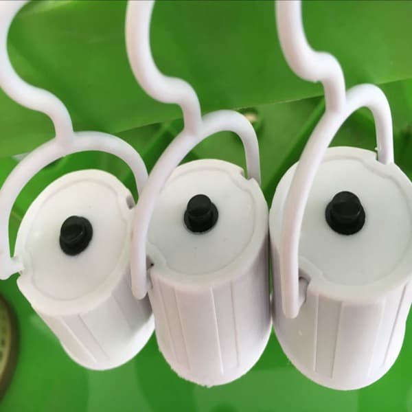 10 kpl E27 Ruuvattava Light Socket -kannettava lampun pidike koukulla