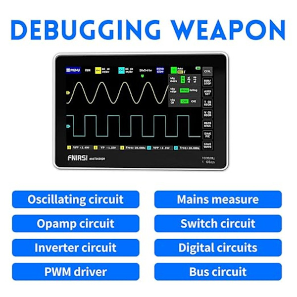 1013D Plus Oscilloscope Tablet Oscilloscope Panel Oscilloscope