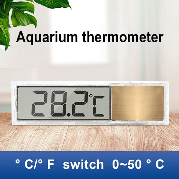 2ST Aquarium Termometer Fish Tank Termometer SILVER 2ST 2ST Silver 2PCS-2PCS