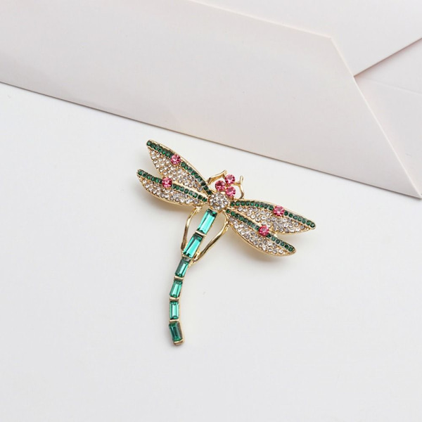Dragonfly Brosch Insekt Pin Badge Emalj Pin 2pcs