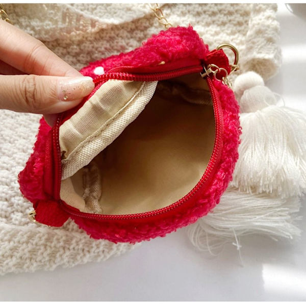 Strawberry Crossbody Bag Skulderveske RØD 3 3 red 3-3