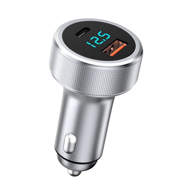 Biloplader Stik Hurtigoplader USB OG TYPE C USB OG TYPE C