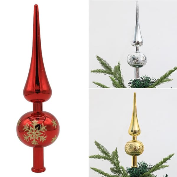 Christmas Tree Topper Julgransprydnad RÖD red
