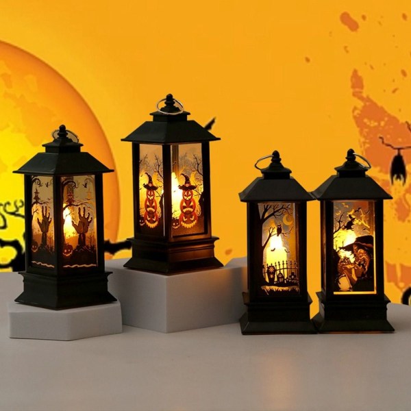 Halloween LED-lampor Slotts dekorativ lampa STYLE 6 STYLE 6 Style 6