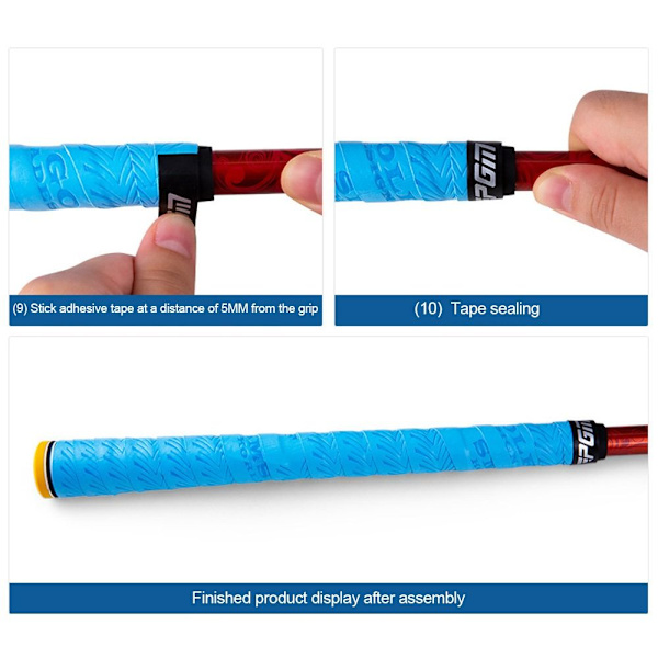 6 Stk Golf Grip Tape Innpakningstape BLÅ Blue