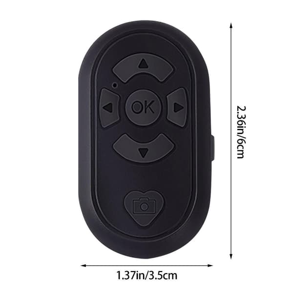 Fjärrkontroll Bluetooth-kompatibel SVART Black
