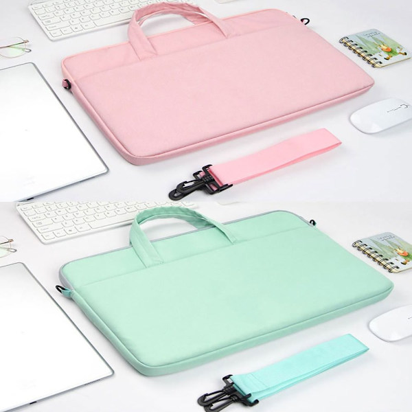 13 15 tommers skulderveske til bærbar PC Notebook Sleeve Veske ROSA 13.3 Pink 13.3 inch