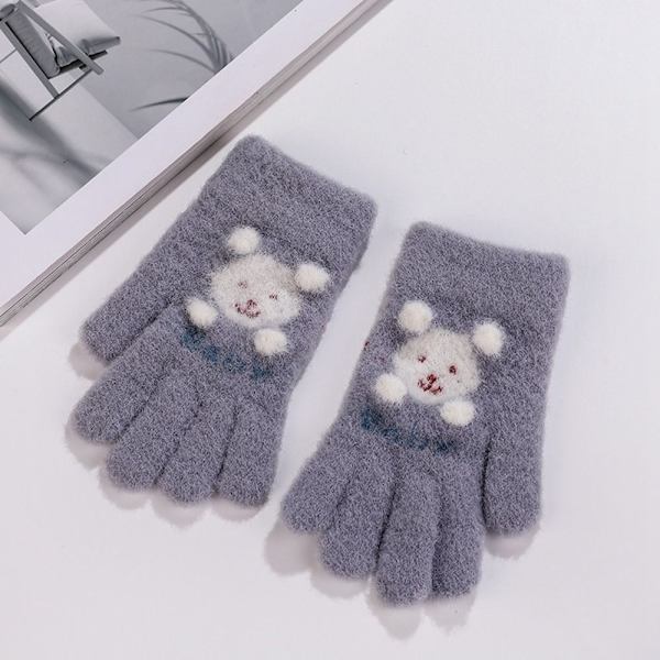 Helfingerhandsker Vinterstrikkede handsker FARVE 6 FARVE 6 Color 6