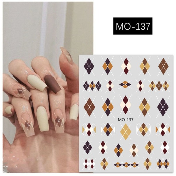 Nail Art Decals Nail Stickers 1 1 1