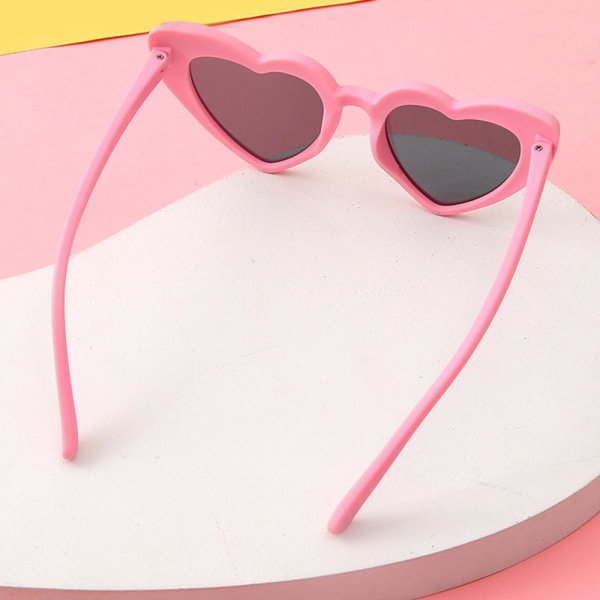 Barnesolbriller Hjertesolbriller LYSROSA Light Pink