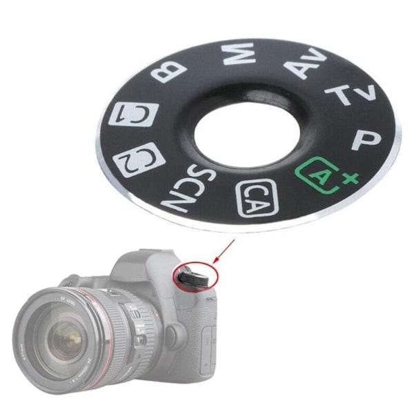 3 stk. Dial Mode Interface Cap 6D Interface Cap Kamera Toppdeksel