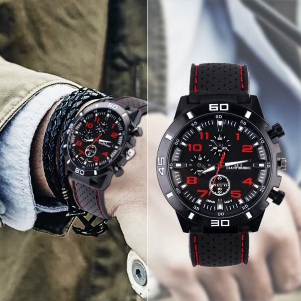 Quartz Watches Quartz Armbandsur RÖDA red