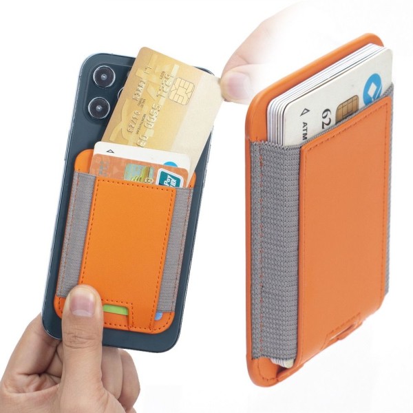 Telefon Lommebok Veske Magnetisk Lommebok ORANSJE orange