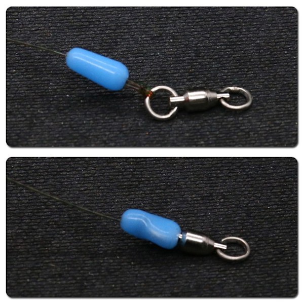 fiske Anti-snurring Bean Carp Fishing Space Bean L-10mmspeckles
