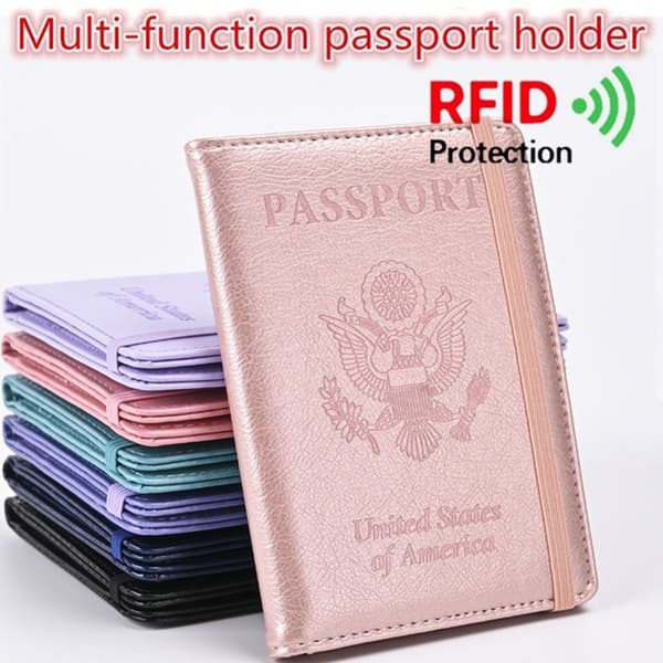 Passdeksel Passholder SVART black