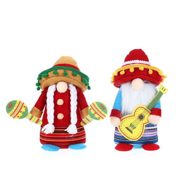 2 kpl Band Dwarf Doll -koristeinstrumentti Kääpiökoristeet A A A