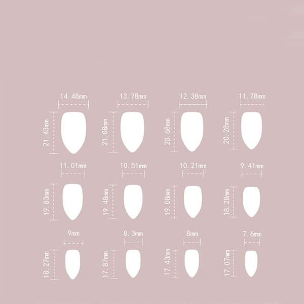 Falska Naglar Fake Nails JP2703 JP2703 JP2703