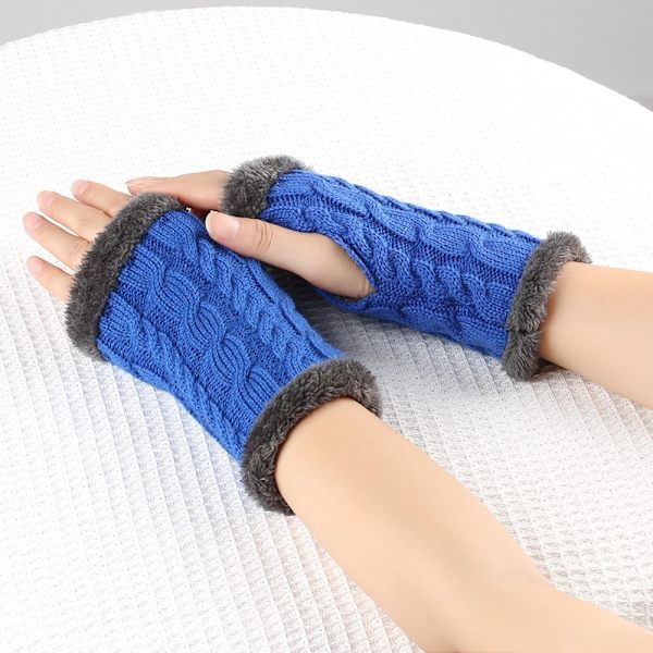 Fingerløse Handsker Varme Handsker SORT SORT Black