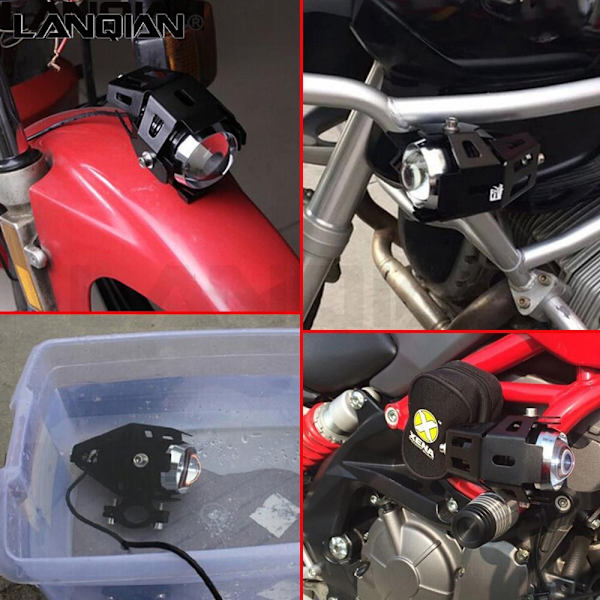 2 STK LED Forlygte Motorcykel Køre Spotlight 2 STK 2 STK 2pcs