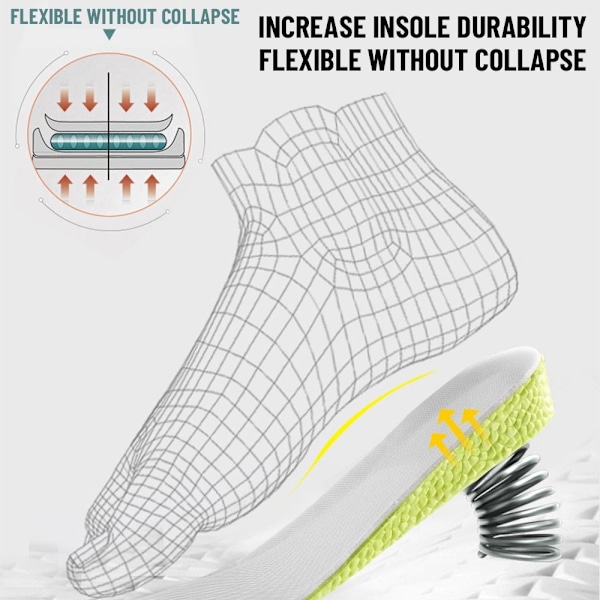 Shoe Lift Memory -puuvillapohjallinen 37-382,5 cm 2,5 cm 37-382.5cm