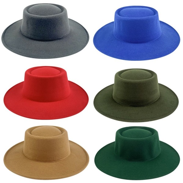 Kyrkhattar Fedora Mössor MÖRKGRÖN dark green