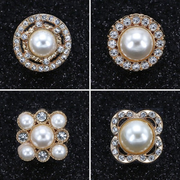 Brocher Pins Rhinestone Button 18MMA A 18MMA