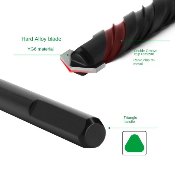 Hullåpner for spiralbor 8MMX182MM 8mmx182mm