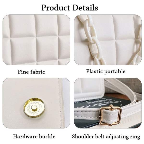 Präglad Crossbody-väska Mini-väskor och handväskor blå