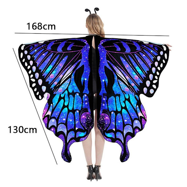 Butterfly Wings Sjal Butterfly Scarf 3 3 3