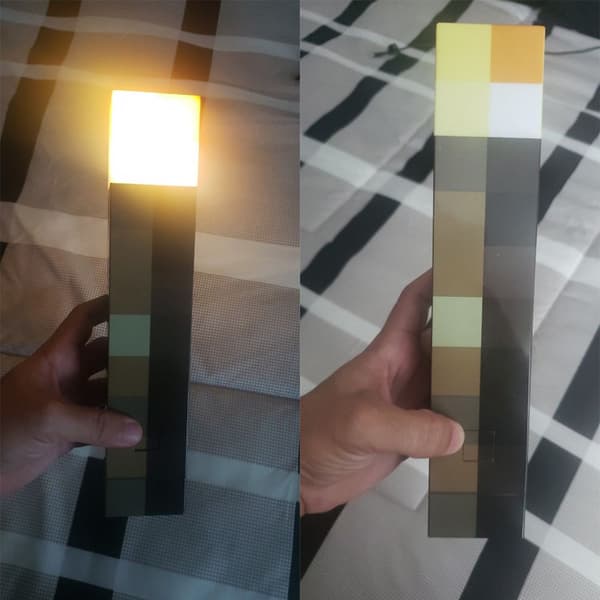 Brownstone Torch Minecraft Lys