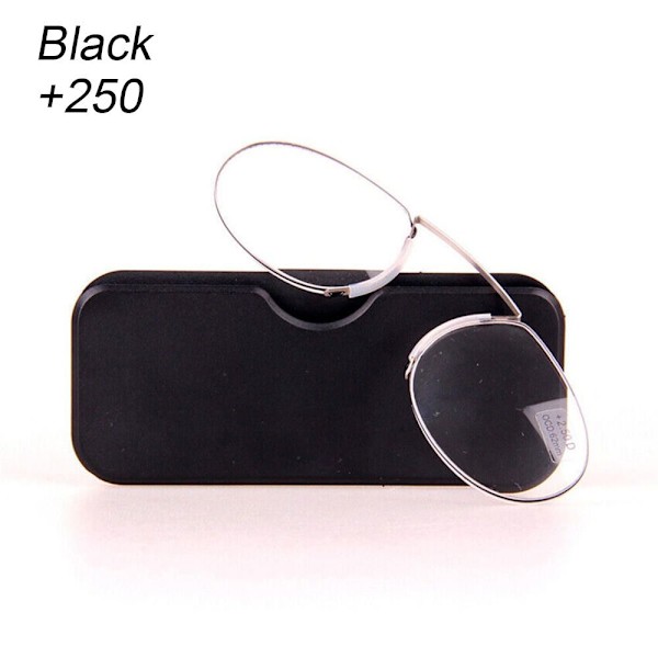 Näsställ för läsglasögon SVART 250 250 black 250-250
