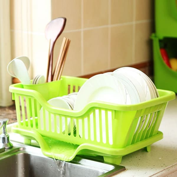 Diskställ med bestickhållare GRÖN Green