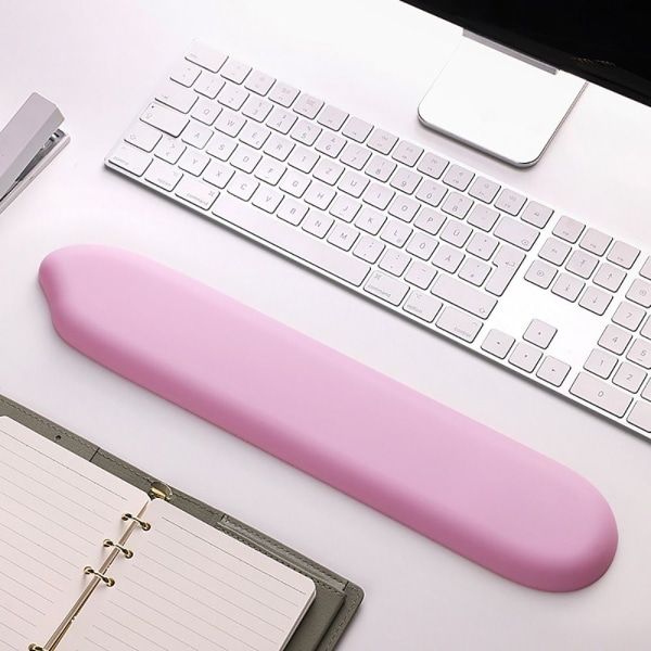 Håndleddsstøtte Musematte Tastaturpute TASTATURPAD-ROSA TASTATUR Keyboard Pad-Pink