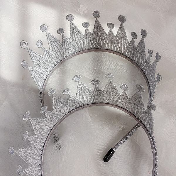 Princess Hairbands Lanka Crown SILVER silver